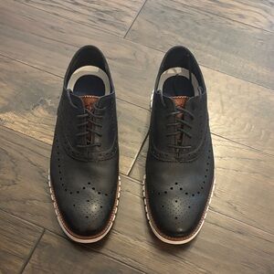Men's Black Leather Cole Hank Shoes